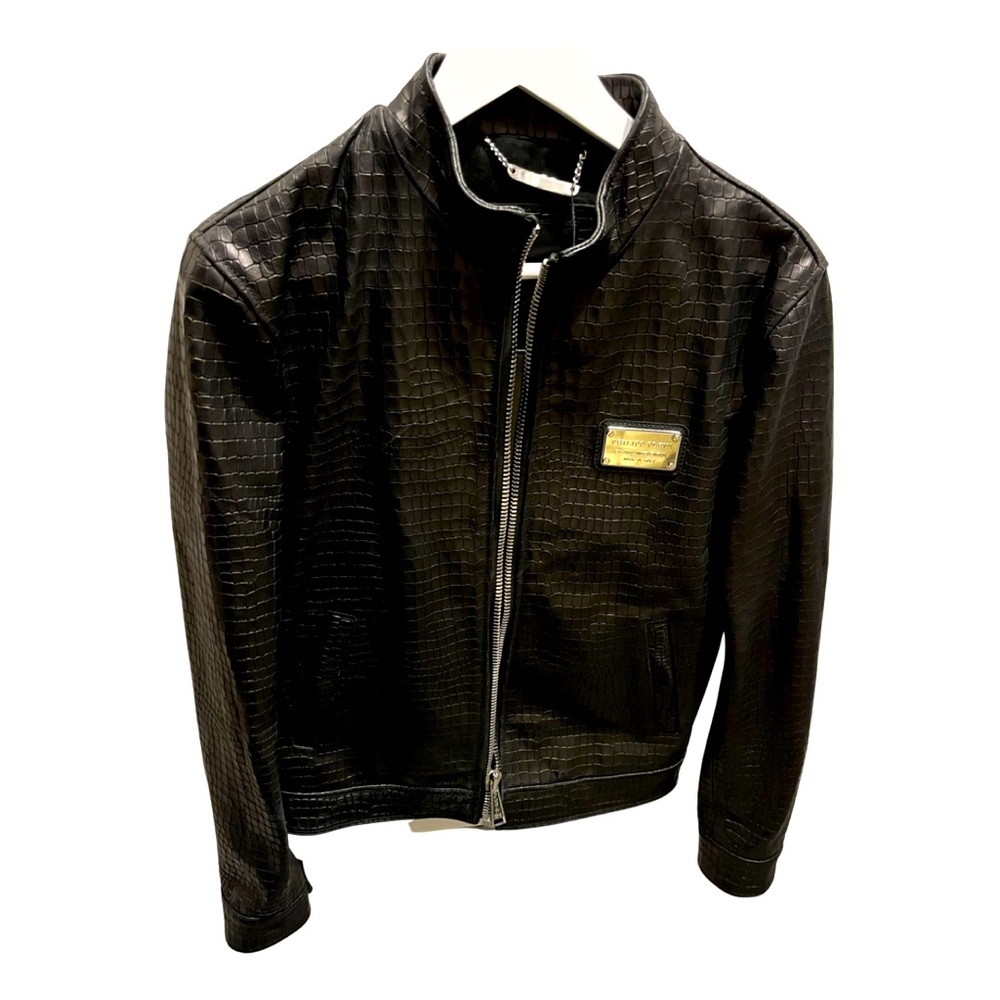 COPY - Philipp Plein “Couture” Leather Jacket - Brand New with Tags and Authent…